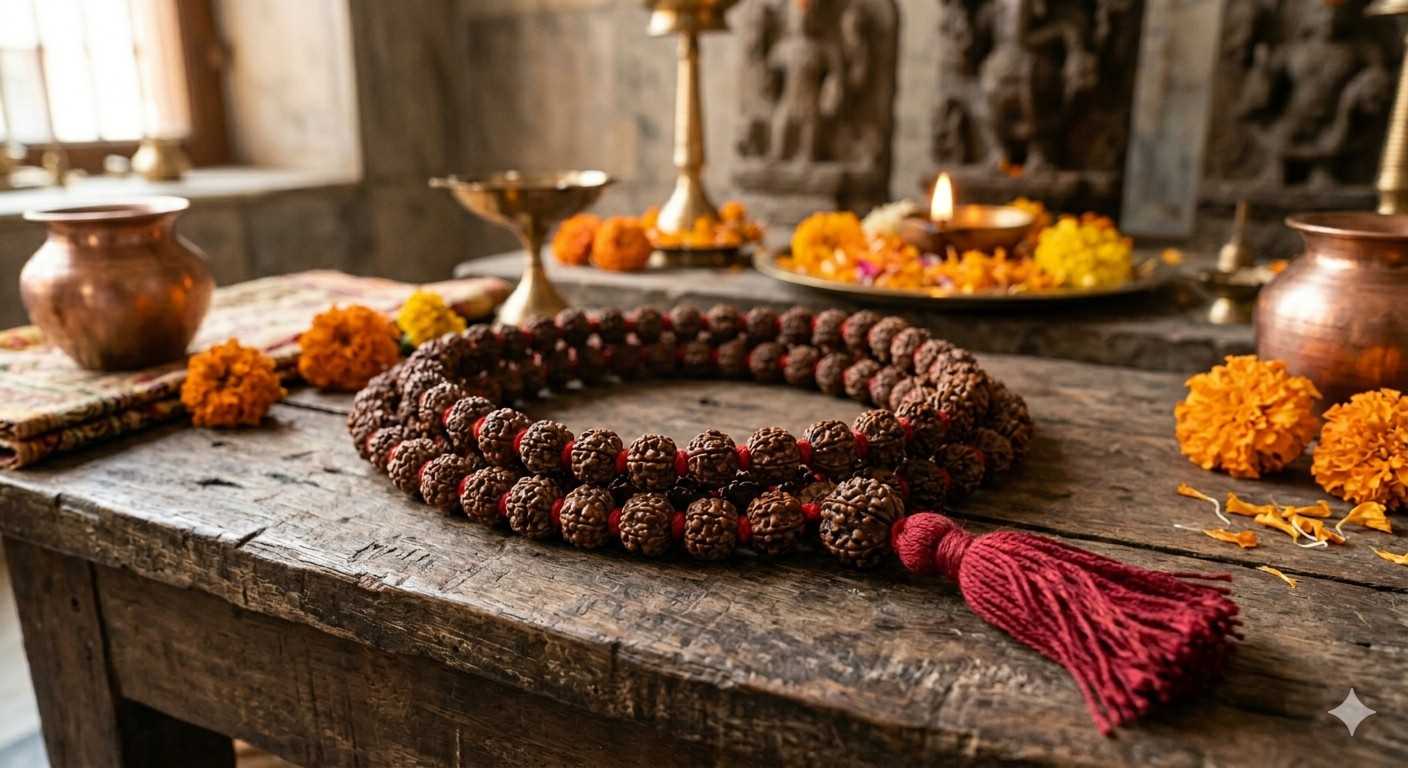 Natural Rudraksha Mala
